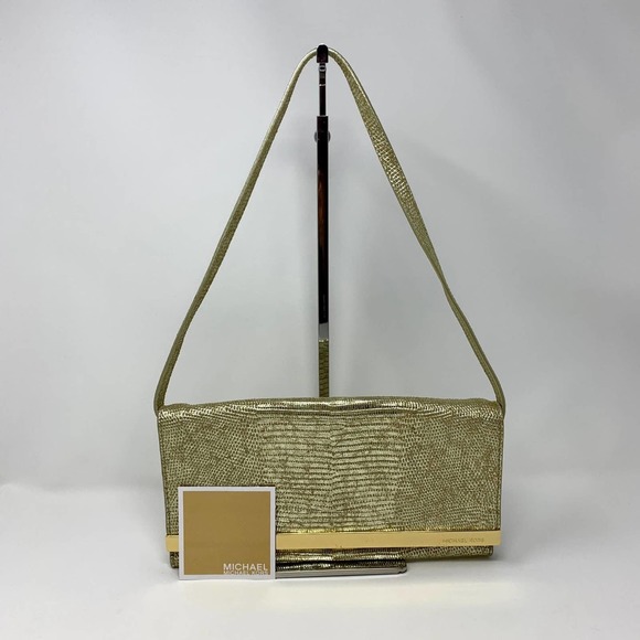 Michael Kors gold wallet purse - Picture 1 of 10